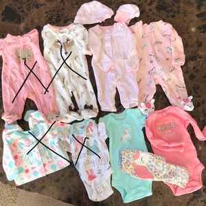 Premie Bundle Pajamas, Bodysuits and Outfits